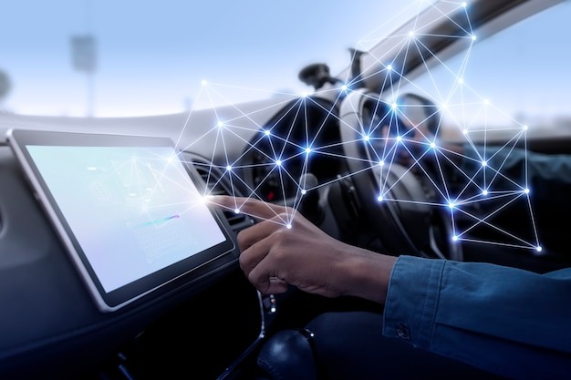 Logistics tracking being reviewed on a laptop