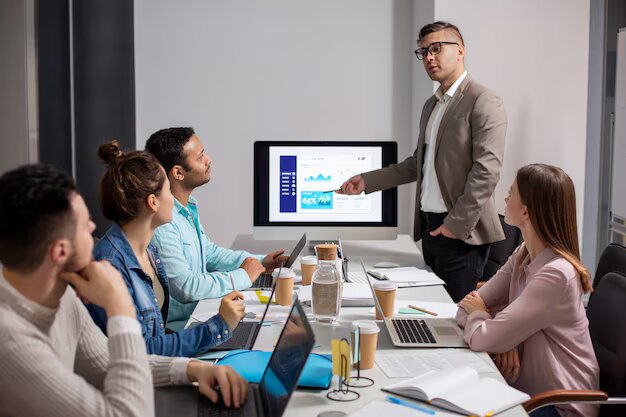 HR team reviewing workforce data